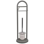 Ridder ensemble de brosse de toilette 2 en 1 unique gris