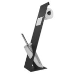 Ridder ensemble de brosse de toilette sydney noir