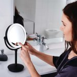 Ridder miroir de maquillage moana avec interrupteur tactile led Ridder miroir de maquillage moana avec interrupteur tactile led