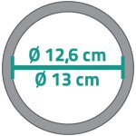 Ridder miroir de maquillage sur pied merida 12, 6 cm / 13 cm Ridder miroir de maquillage sur pied merida 12, 6 cm / 13 cm