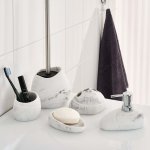 Ridder porte - brosse  dents little rock blanc