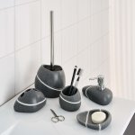 Ridder porte - brosse  dents little rock gris