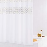 Ridder rideau de douche pailette textile doré Ridder rideau de douche pailette textile doré