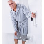 Ridder sige de douche rabattable pro gris