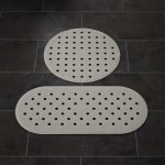 Ridder tapis antidrapant de douche action gris