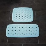 Ridder tapis de bain antidérapant promo bleu clair Ridder tapis de bain antidérapant promo bleu clair