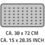 Ridder tapis de bain antidrapant plattfu 72 x 38 cm gris 67087