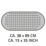 Ridder tapis de bain antidérapant tecno blanc Ridder tapis de bain antidérapant tecno blanc