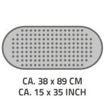 Ridder tapis de bain antid�rapant tecno gris