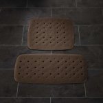 Ridder tapis de douche antidrapant promo marron