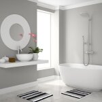 Ridder tapis de salle de bains carl 55 x 50 cm gris 7102807 Ridder tapis de salle de bains carl 55 x 50 cm gris 7102807