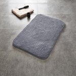 Ridder tapis de salle de bain chic gris 90 x 60 cm Ridder tapis de salle de bain chic gris 90 x 60 cm