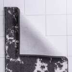 Ridder tapis de salle de bain marmor gris - blanc 90 x 60 cm Ridder tapis de salle de bain marmor gris - blanc 90 x 60 cm