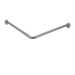Ridder tringle de rideau de douche d'angle chrome 90x90x2, 5 cm Ridder tringle de rideau de douche d'angle chrome 90x90x2, 5 cm