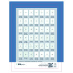Rillprint tiquettes autocollantes 105x148 mm 500 feuilles blanc