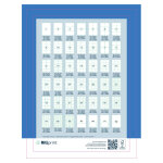 Rillprint tiquettes autocollantes 105x48 mm 500 feuilles blanc