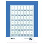 Rillprint tiquettes autocollantes 105x74 mm 500 feuilles blanc