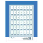 Rillprint tiquettes autocollantes 210x297 mm 1000 feuilles blanc