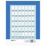 Rillprint tiquettes autocollantes 210x297 mm 500 feuilles blanc