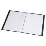 Rillstab dossier de prsentation a4 30 pochettes avec vue de face noir