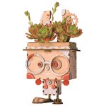 Robotime kit de construction de pot de fleurs bunny