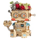 Robotime kit de construction de pot de fleurs robot