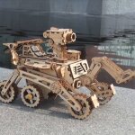 Robotime kit de maquette de voiture  nergie solaire curiosity rover