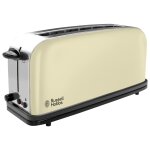 Russell hobbs grille - pain  fente longue colours plus crme 1000 w