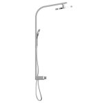 Schütte ensemble de douche avec bac thermostatique samoa rain chrome Schütte ensemble de douche avec bac thermostatique samoa rain chrome