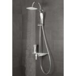 Schtte ensemble de douche avec mitigeur  levier et bac waterway