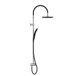 Schütte jeu de douche au - dessus de tête matao rain noir mat chromé Schütte jeu de douche au - dessus de tête matao rain noir mat chromé