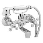 Schütte mitigeur de baignoire à 2 poignées et douchette elk chrome Schütte mitigeur de baignoire à 2 poignées et douchette elk chrome