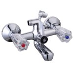 Schtte mitigeur de baignoire  2 poignes savino chrome