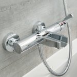 Schtte mitigeur de douche baignoire avec bec verseur niagara