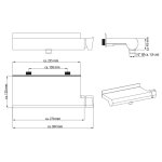 Sch�tte mitigeur de douche avec �tag�re showerstar