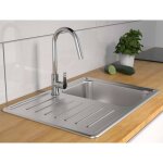 Schtte mitigeur d'vier avec bec verseur rond swan chrome