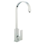 Schütte mitigeur d'évier avec bec verseur rond tokyo chrome Schütte mitigeur d'évier avec bec verseur rond tokyo chrome