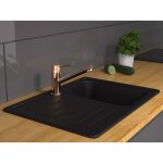Sch�tte mitigeur d'�vier cornwall aspect de cuivre