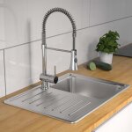 Schtte mitigeur d'vier avec ressort en spirale cornwall chrome