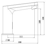 Schütte mitigeur de lavabo à capteur vital chrome Schütte mitigeur de lavabo à capteur vital chrome