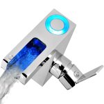 Schtte mitigeur de lavabo  led avec bec verseur orinoco chrome