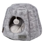 Scruffs & tramps lit pour chats knightsbridge 48x38 cm gris