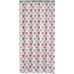 Sealskin rideau de douche amor 180 cm rouge