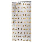 Sealskin rideau de douche duckling 180x200 cm jaune