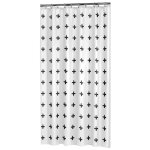 Sealskin rideau de douche signes 180x200 cm noir et blanc Sealskin rideau de douche signes 180x200 cm noir et blanc