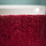 Sealskin tapis de bain doux de 50 x 80 cm rouge 294425459