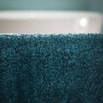 Sealskin tapis de bain doux 50x80 cm bleu ptrole