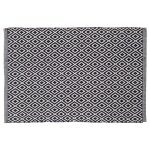 Sealskin tapis de bain trellis coton 60x90 cm noir et blanc Sealskin tapis de bain trellis coton 60x90 cm noir et blanc