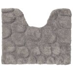 Sealskin tapis de toilette pebbles coton 50x60 cm gris
