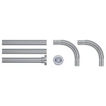 Sealskin tringle de rideau de douche combi chrome Sealskin tringle de rideau de douche combi chrome
